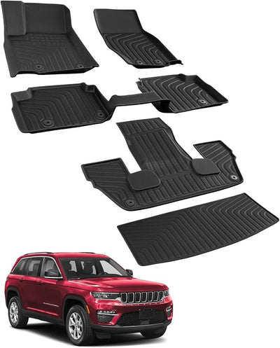 Tapete Jeep Grand Cherokee L 1-3 fila TPE sin olor