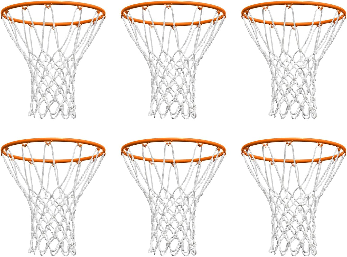 Red baloncesto repuesto antilátigo para exteriores 12 bucles