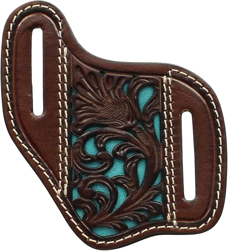 Funda cuchillo diseño floral marrón