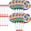 10 Pzas Tambor Sonido Musical Lollipop Colorido