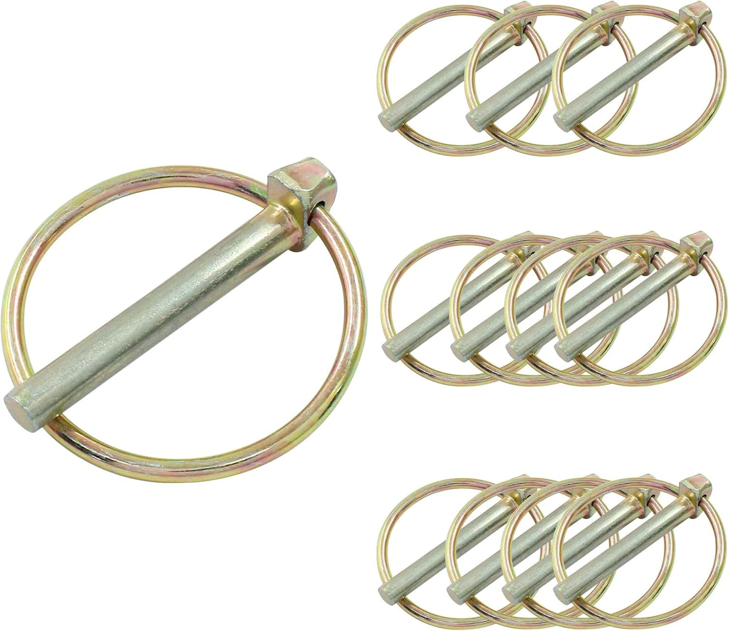 Kit 12 pines linchamiento 1/4 anillo tractores