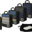 Set 6 Cubos Compresión Viaje con Bolsa Zapatos y Asa Negro