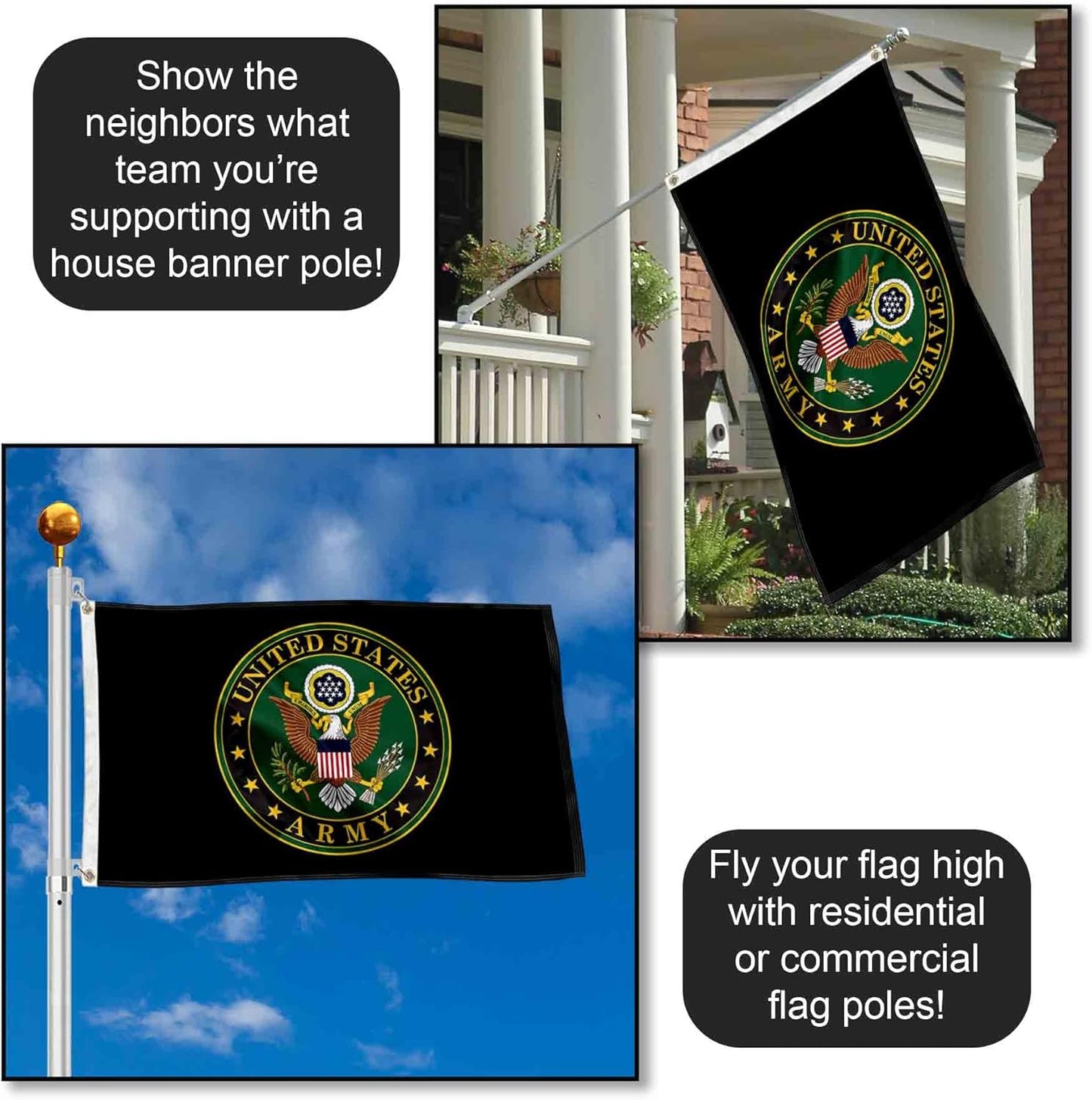 Bandera servicio militar ejército