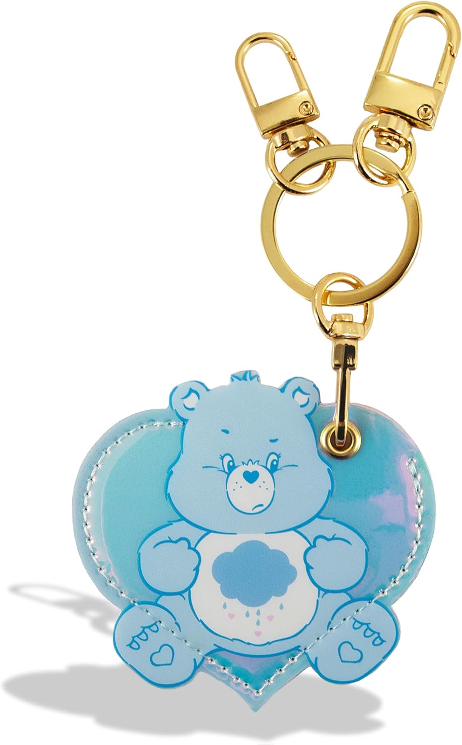 Funda llavero compatible con AirTag oso azul