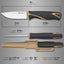 Cuchillo fijo acero inox mango PP con funda