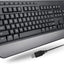 Teclado USB ergonómico con reposamuñecas 114 teclas