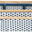 Juego Bandejas Ratán Azul Blanco