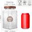 Tarro vidrio hermético 35oz para azúcar sal café galletas