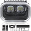 Luces LED motocicleta 4 pulg 45W haz alto y bajo