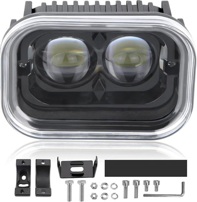 Luces LED motocicleta 4 pulg 45W haz alto y bajo