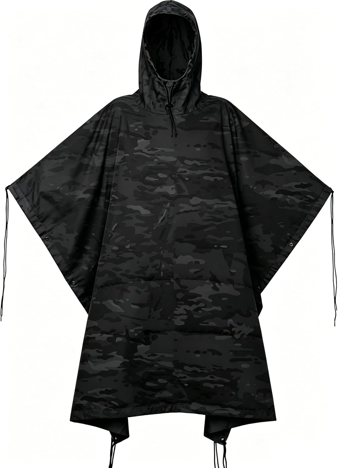 Poncho militar Rip-Stop camuflaje impermeable
