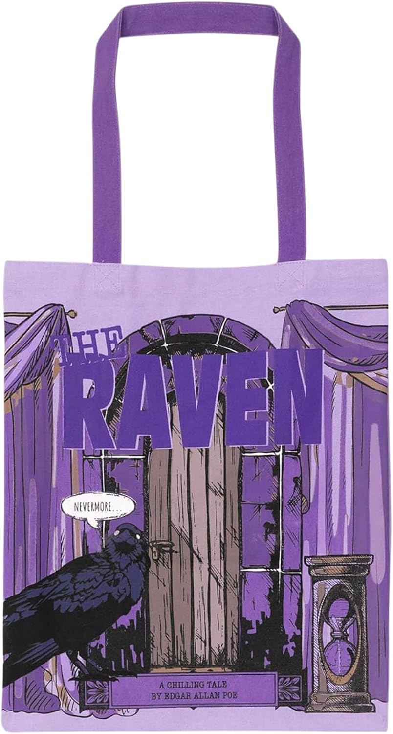 Bolso Canvas Reutiliz. para Libros Estilo Gótico