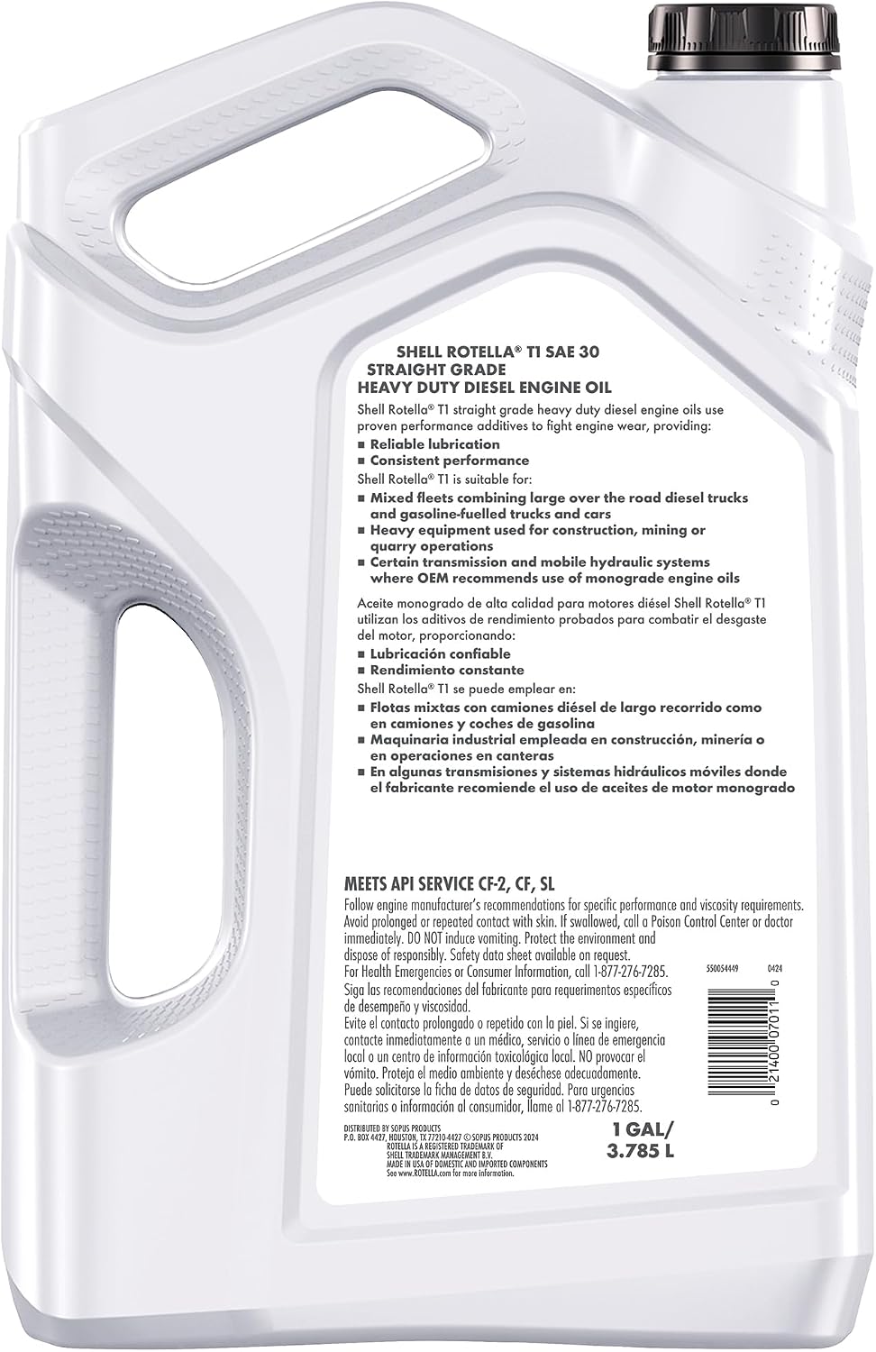 Aceite motor diesel 1gal (pack 3)