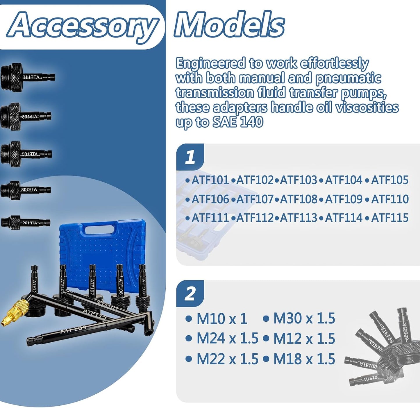 Kit adaptador ATF llenador de fluido transmisión