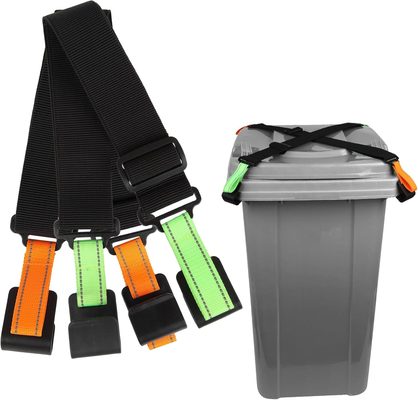 Cerraduras ajustables para cubos de basura animales 2 pzas