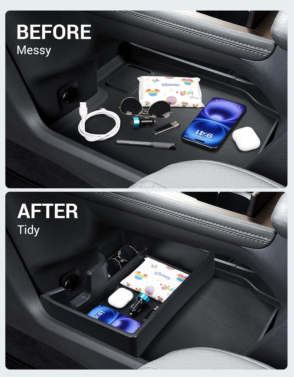 Organiz. consola Toyota Sienna 21-26