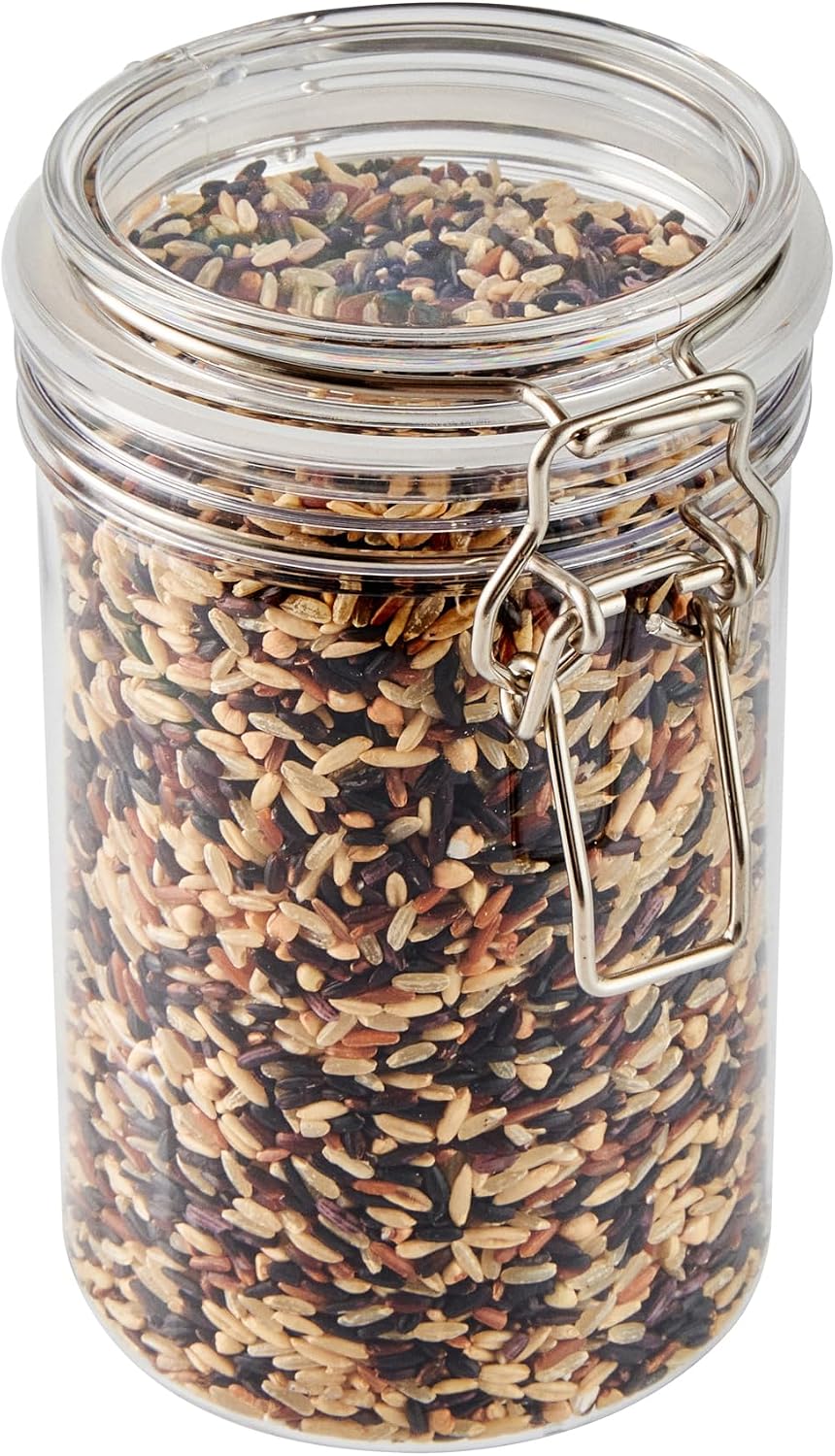 Recipiente alimento 23.8oz tapa hermética transparente