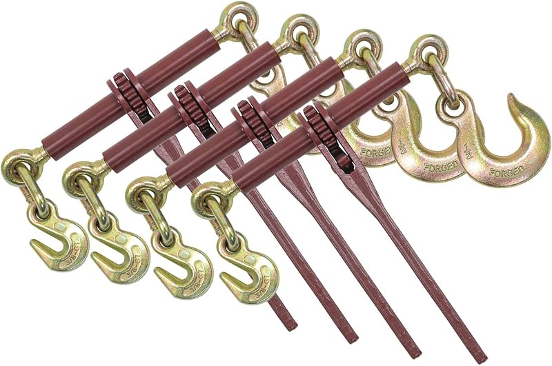Carpeta cadena carga trinquete 5/16-3/8 pulg 6600lb set 4