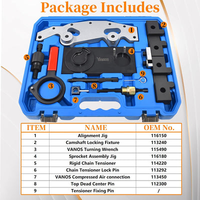 Kit bloqueo alineación árbol levas BMW M52 M54 325i 330i