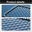 Tapete antiderrap brillante para tablero 10.43x5.91pulg