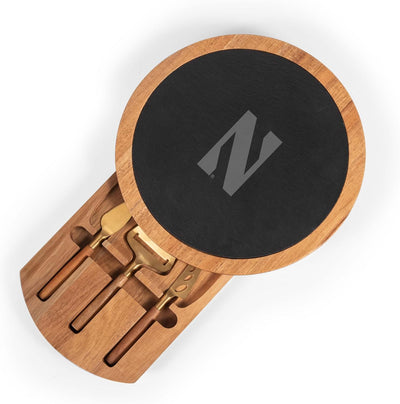Tabla servir NCAA Wildcats acero inox y madera acacia