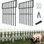 Valla metal inox 27ft x17pulg 25 paneles para perros patio