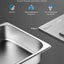 6 Sartenes Acero Inox 20.8x12.8pulg Prof 4