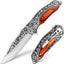Cuchillo plegable EDC hoja 3.6pulg patrón 3D clásico hombre