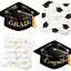 Juego platos servilletas graduación 100 pzas forma tapa