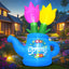 Flor inflable 6ft con luces LED para fiestas al aire libre