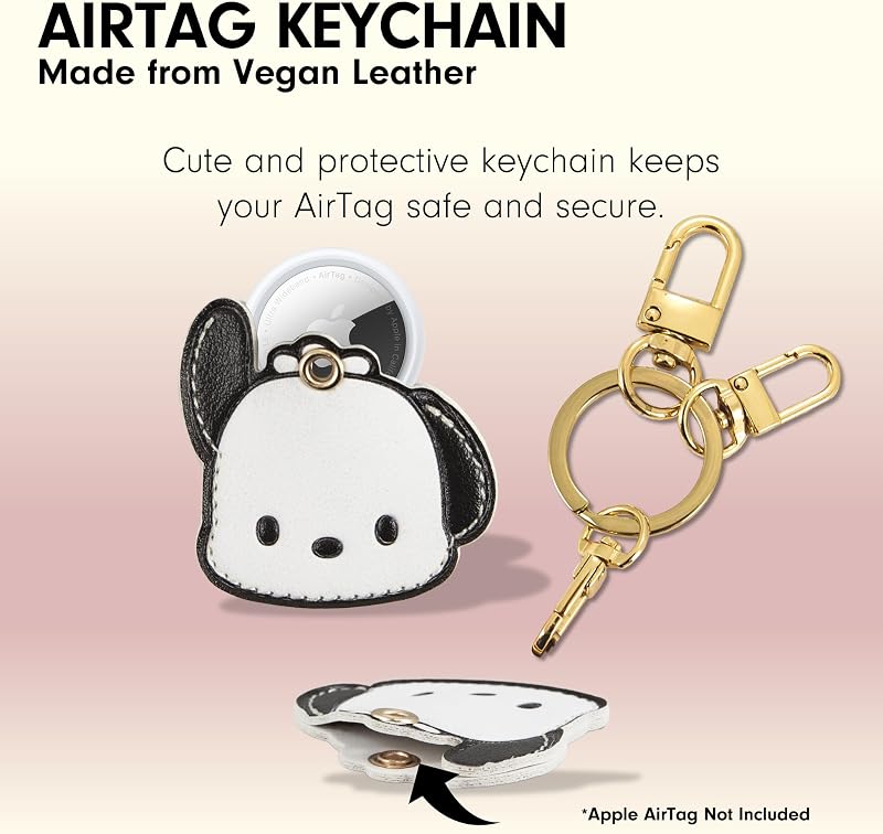 Funda llavero compatible con Apple Airtag Pochacco