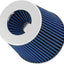 Filtro aire cono performance color azul/cromo
