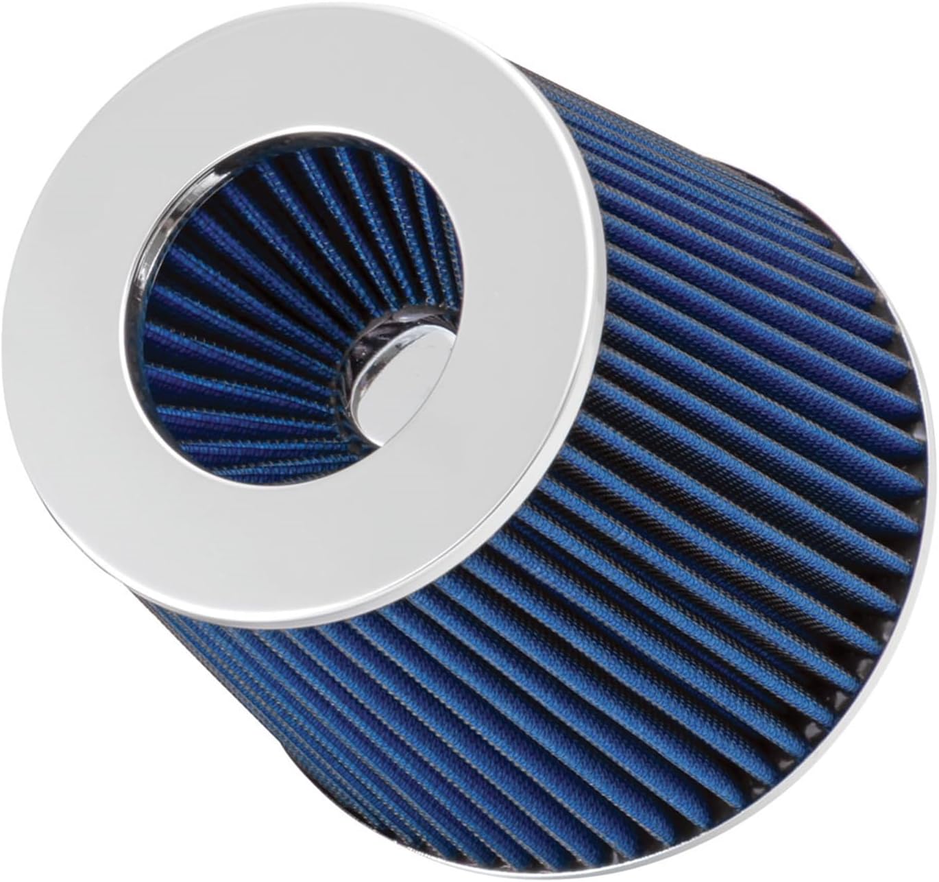 Filtro aire cono performance color azul/cromo