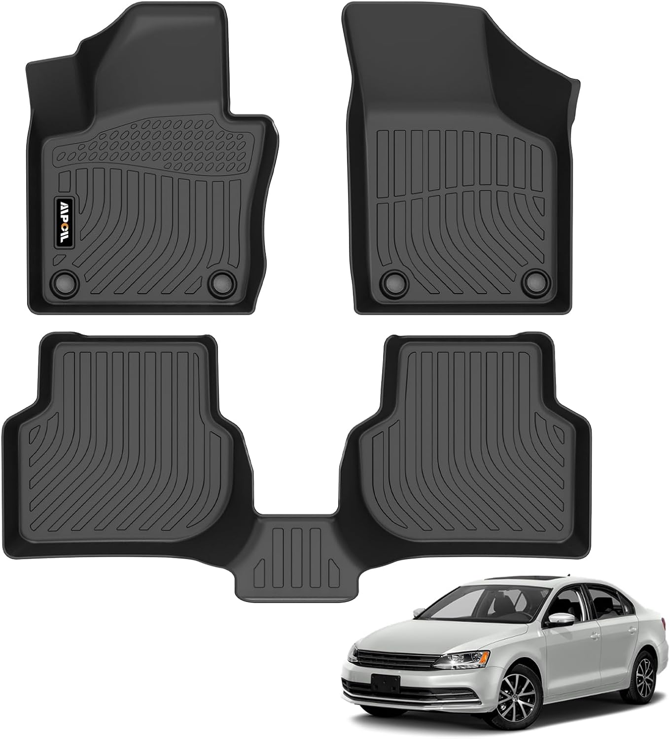 Alfombrillas VW Jetta 2012-18 TPE Antiderrap