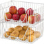 Canasta Almacenamiento Metal 14" Apilable Estilo Granja