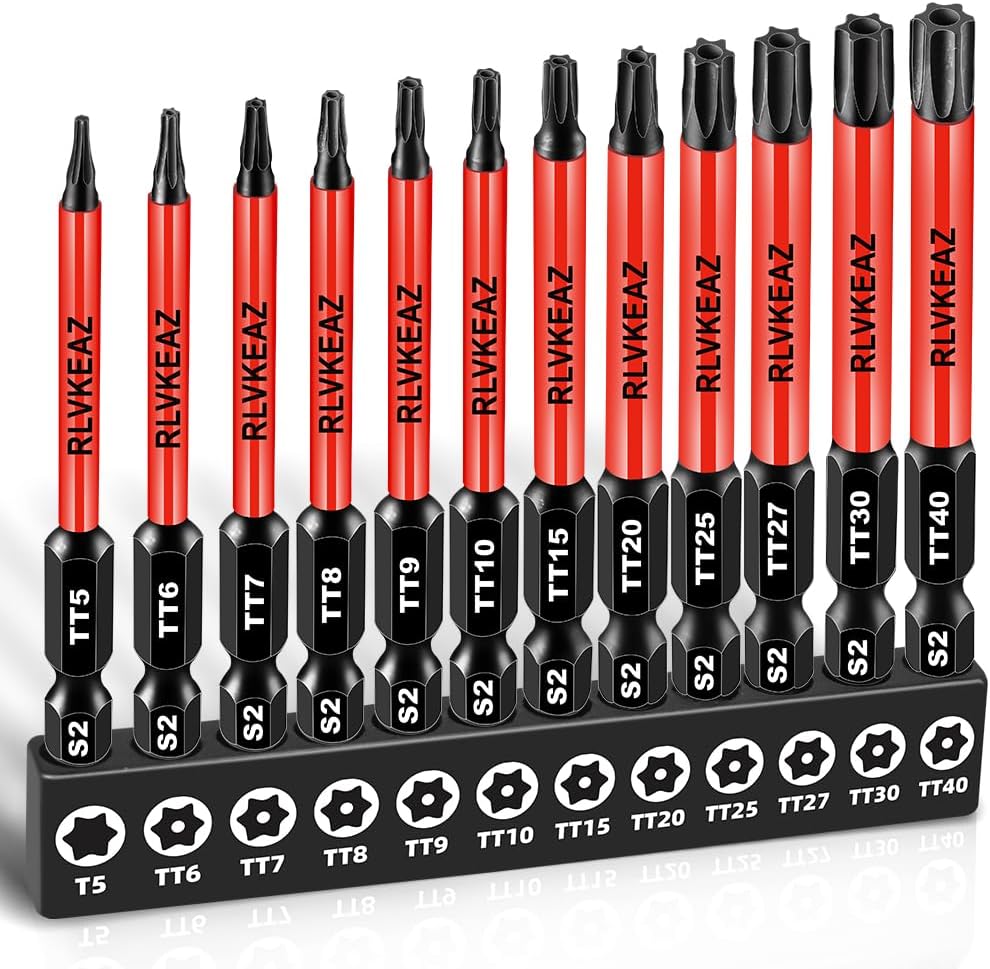 Juego 12 Pzas Brocas Torx S2 3pulg 1/4