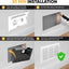 Caja fuerte oculta pared 16pulg combinación