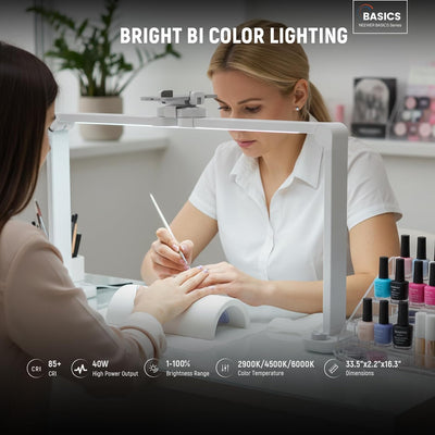 Luz de uñas LED 40W plegable con soporte teléfono