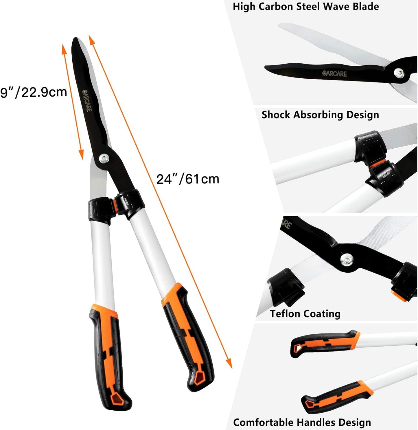 Tijeras podar 4en1 sierra acero carbono cortador ramas
