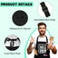 Delantal Ajustable Negro para Cocinar con Bolsillos