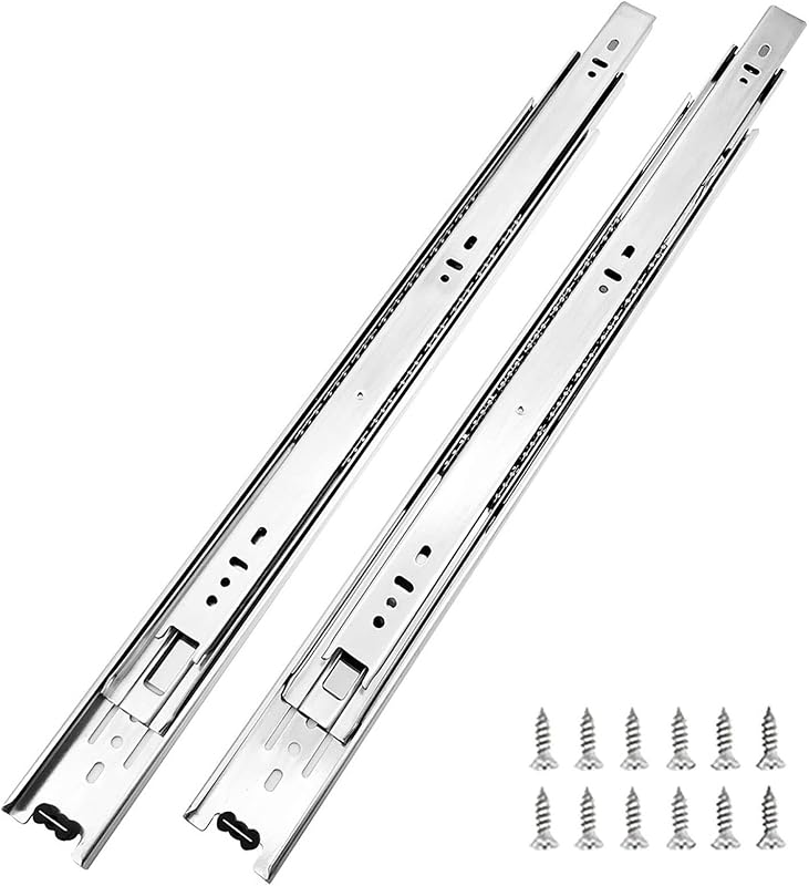 10 Pares Rieles Deslizantes Cajón 16" 100lb