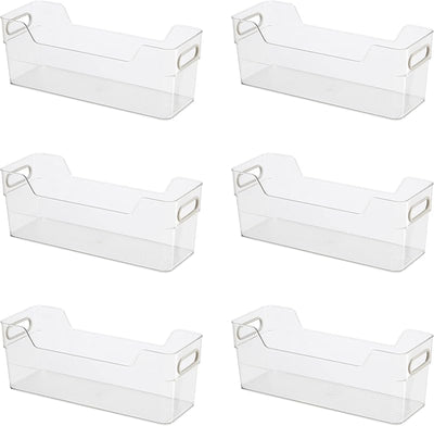 Contenedor pared alto 14x5pulg transparente para cocina y despensa