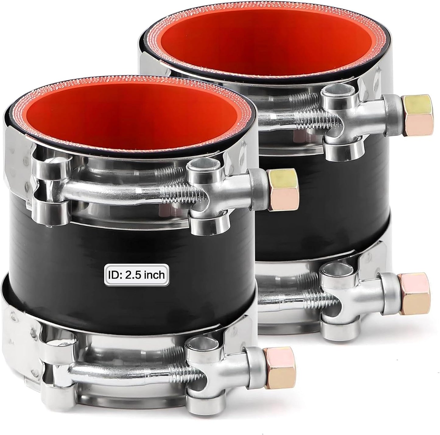 2 Pzas Acoplador Manguera Silicona 63mm 4 Capas