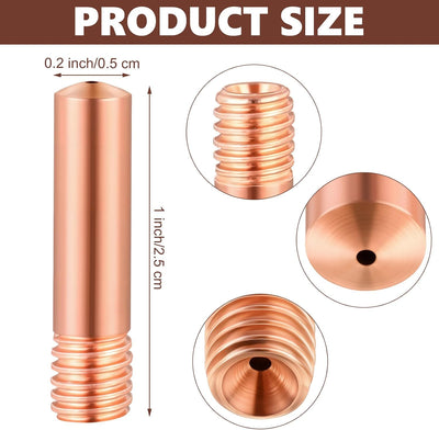 45 Pzas Puntas Contacto Soldadura MIG 0.035pulg Comp