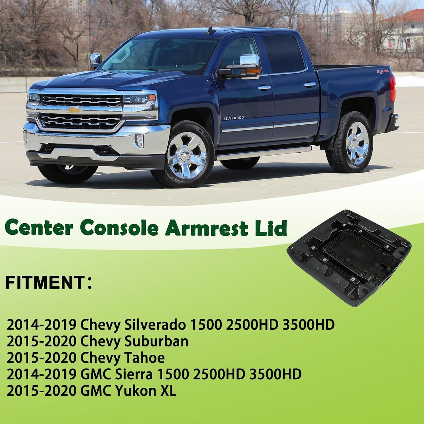 Funda apoyabrazos consola Chevrolet Silverado 14-19
