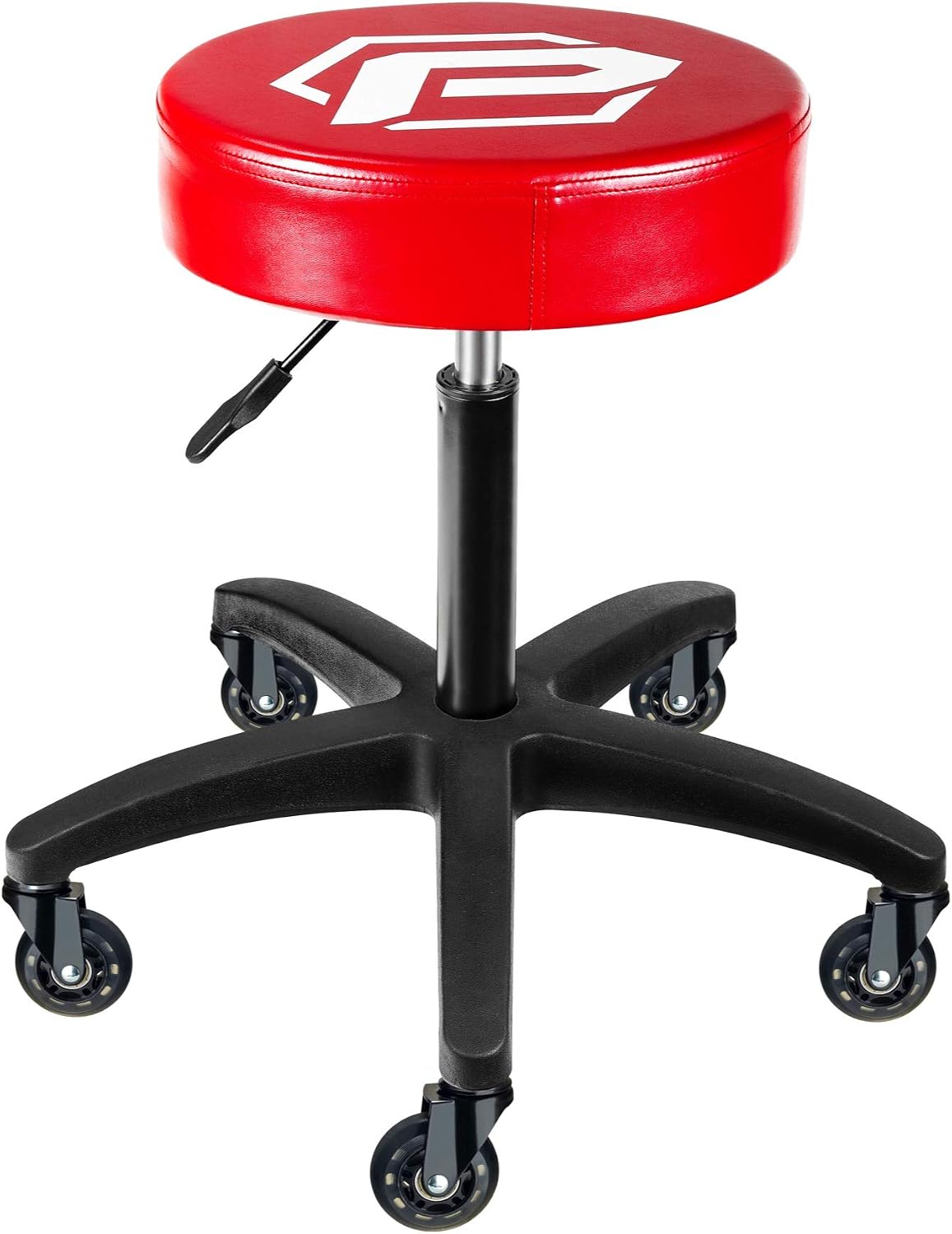 Taburete taller rodante ajustable asiento mecánico garaje
