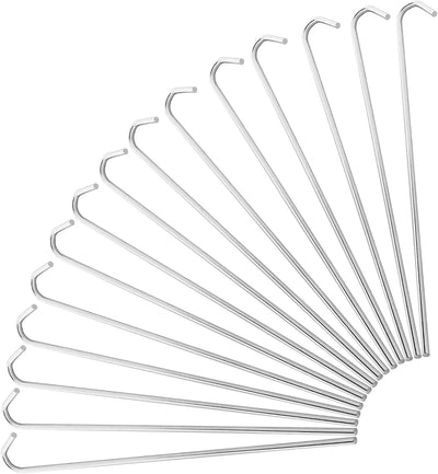 Estacas galvanizadas anclaje 9" para acampar jardinería (20)