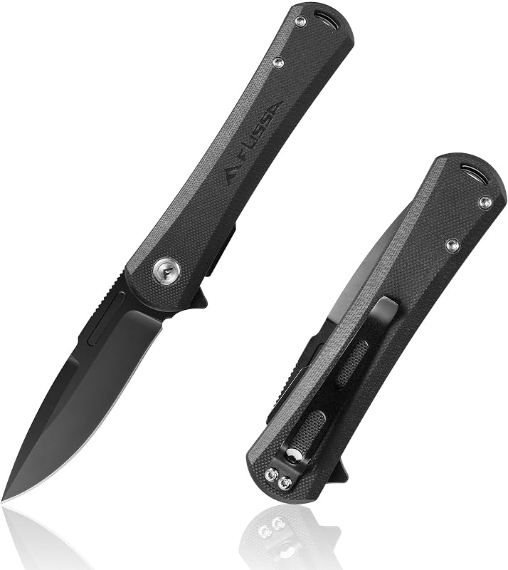 Cuchillo táctico plegable G10 D2 para hombre mujer aire libre