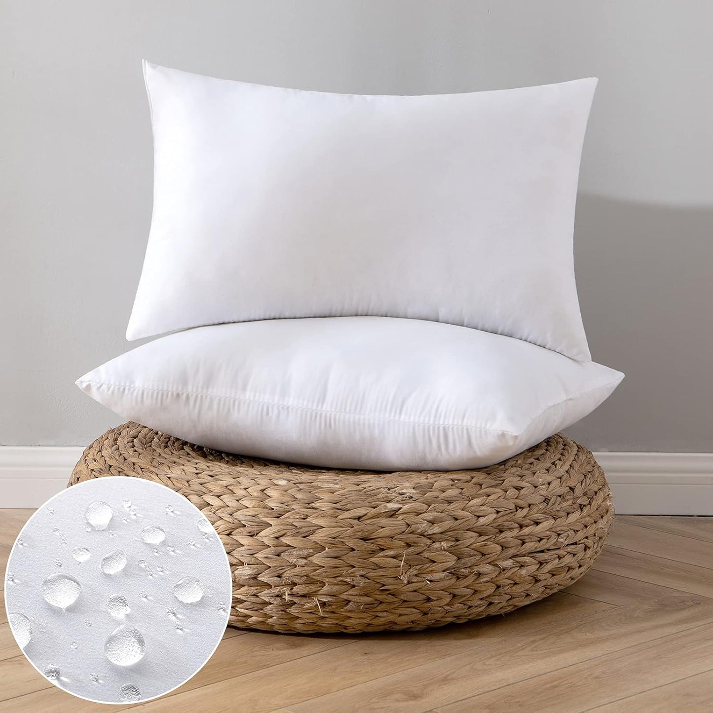 2 Rellenos Almohada Exteriores Impermeables 12x20"