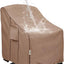 Fundas sillas patio impermeables 33x35x36pulg marrón
